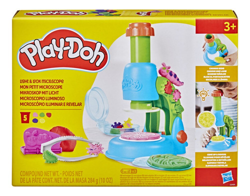 Play Doh Microscopio Luminoso 284g Hasbro