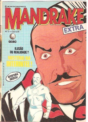 *ock* Mandrake Extra Nº 3 Editora Rge