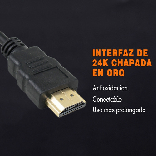 Cable Adaptador Convertidor Hdmi A Vga +regalo Cable 3.5mm