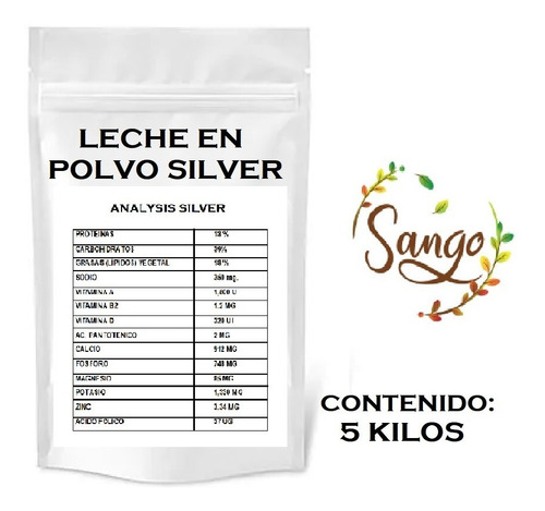 5 Kilo De Leche En Polvo Silver Primera Calidad