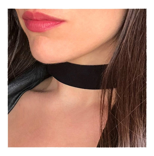 Choker De Terciopelo Negro Ancho 3cm