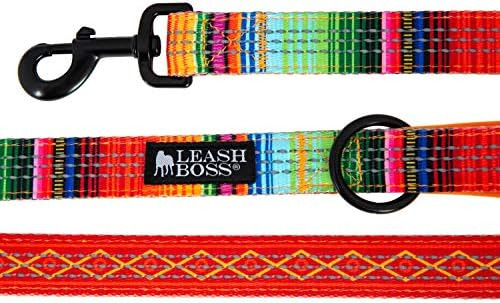 Leashboss Correa Para Perro De Doble Asa Coleccion De Patron