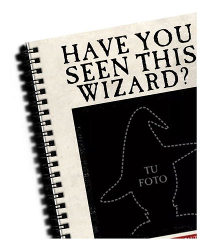 Cuaderno Harry Potter Personalizado Anillado A5 (148x210 Mm)