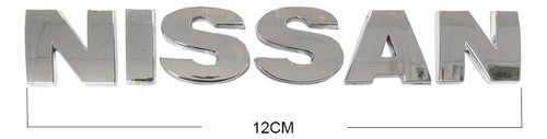 Emblema Nissan Cromado Pequeño