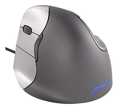 Ratón Ergonómico Vertical Evoluent Vm4l Con Cable Usb