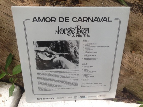 Lp Jorge Ben Amor De Carnaval Vinil Novo Lacrado 2018
