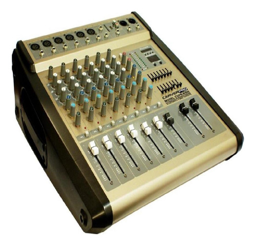 Consola Power Mixer 6 Canales Cvpr-6/bn