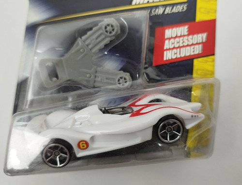 Hot Wheels Speed Racer Mach 6 Con Sierras Blanco