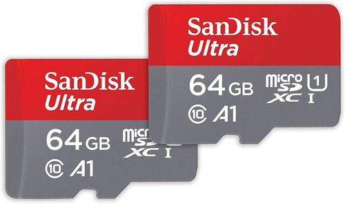 Kit De Tarjetas De Memoria Sandisk, 64 Gb, Microsdxc, Uhs-i