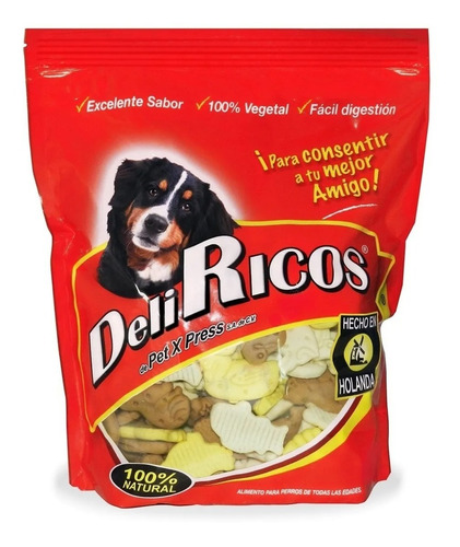 Premios Para Perro Deli Ricos 1 Kg Galletas 100% Naturales