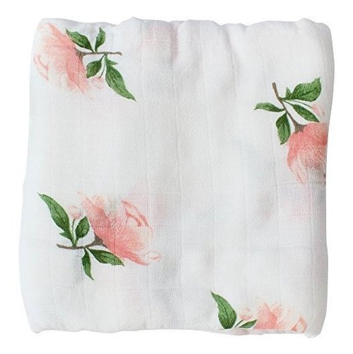 Lifetree Muselon Swaddle Mantas Para Niñas Estampado Floral 