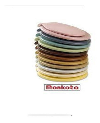 Tapa Asiento Inodoro Plástico Monkoto Colores Reforzada