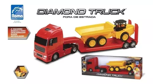 DIMOND TRUCK CAMINHÃO CARREGADEIRA ROMA BRINQUEDOS