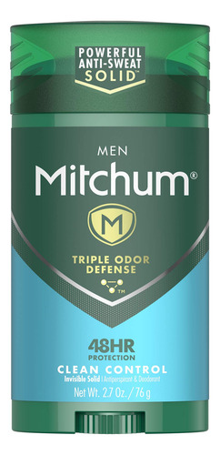 Desodorante En Barra Mitchum Men Triple Odor Defense 80 Ml