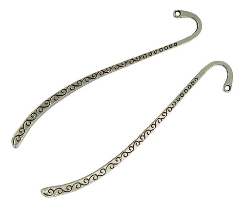 40x De De Plata Antigua W Gancho Diy Accesorios Para Libros