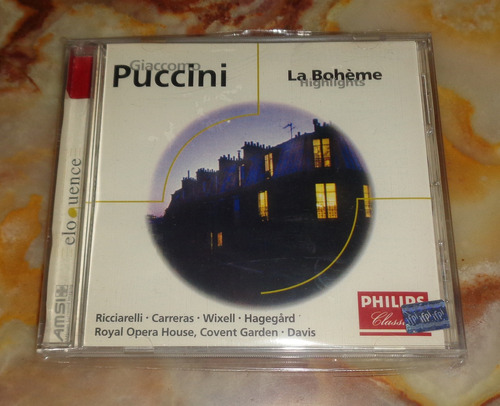 Puccini / Sir Colin Davis - La Bohème Highlights - Cd Arg.