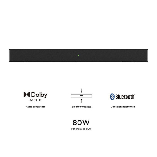 Barra De Sonido Tcl Ts3100 80w Dolby Audio Bluetooth 4.2 Color Negro Frecuencia No