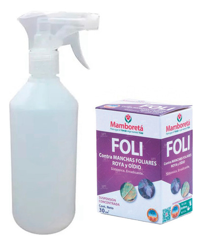 Pulverizador Profesional 1lts Funguicida Mamboreta Foli 30cc