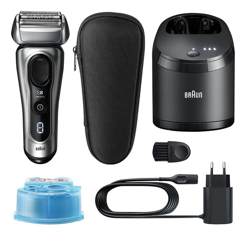 Braun Barbeador Serie 8 8457cc Com Estação De Limpeza!