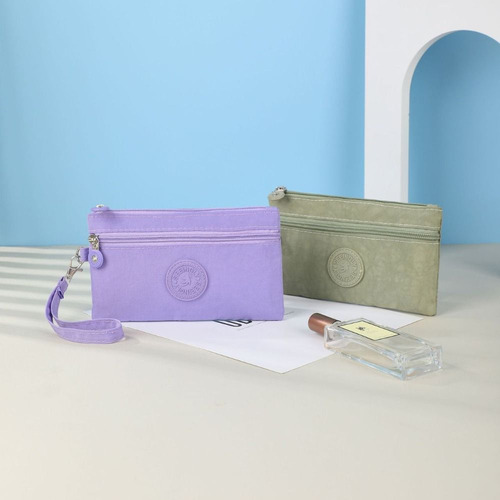 Monedero Portátil Para Mujer, Monedero Con Cremallera