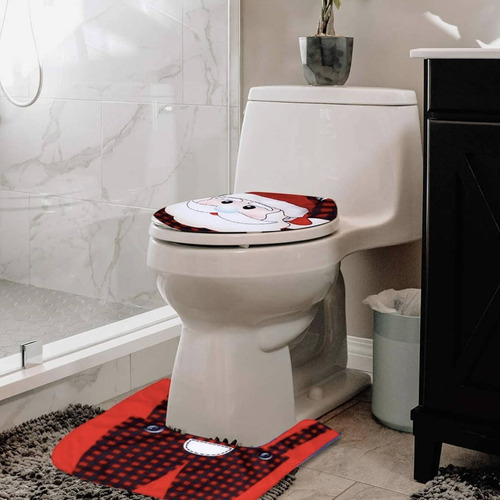 . Juegos De Baño Navideños Fundas Inodoro Navideña Decoradas