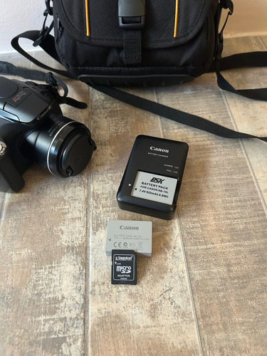 Camara Canon Powershot Sx40 Hs Usada + Batería Extra + Funda Negro (Usado)