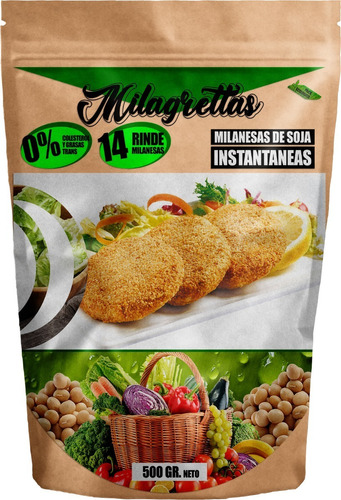 Milanesas De Soja Polvo Mezcla P Preparar Milagretta Edn