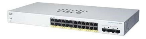 Switch Cisco Cbs220-24p-4g-na - Blanco, 24 Puertos /vc