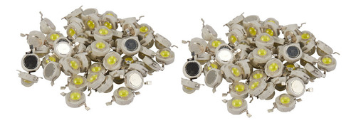 . 100 Unidades De Diodos Led Blancos Fríos De Alta Potencia