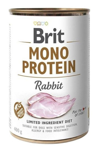 Lata Brit Mono Protein Rabbit 400 G