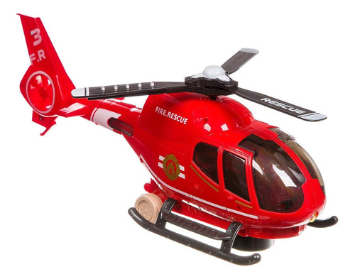 Helicoptero Bomberos O Policia Luz Sonido Mov Ploppy 374894
