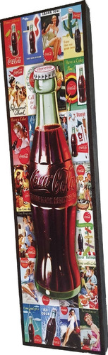Coca Cola Envase Retro Collage Anuncio Cartel Bar X053