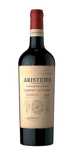 Vino Tinto Arístides Cabernet Sauvignon  (caja 6 Unidades)