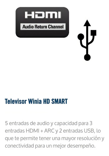 Pantalla De 32 Smart Marca Winia L32b9000qn Sin Marco