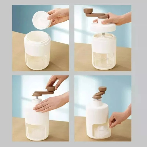 Moledor Hielo Manual Picador Triturador En Forma Granizado