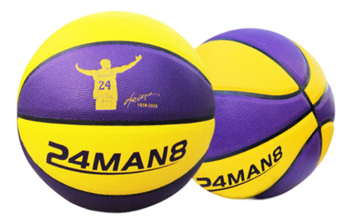 Balon De Baloncesto Numero 7 Laker Amarillo Kobe Bryant