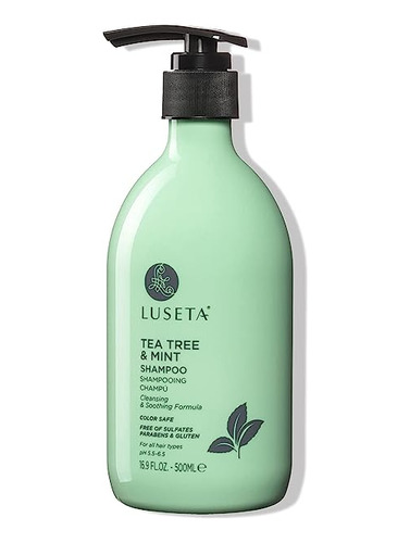 Luseta Tea Tree And Mint Shampoo 16.9 Oz, Clarifying Shampoo