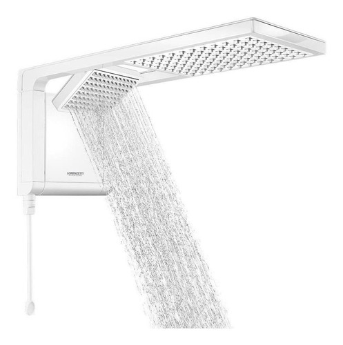 Imagem 2 de 3 de Chuveiro elétrico de parede Lorenzetti Acqua Ultra Duo branco 7800W 220V