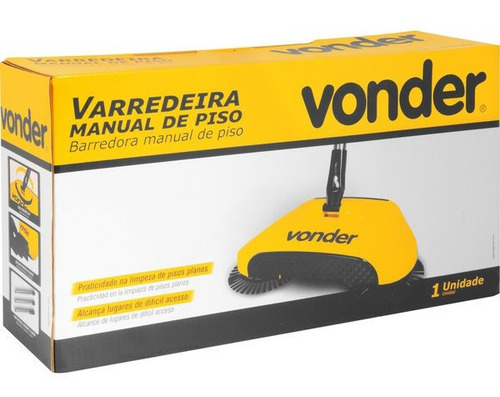 Imagem 7 de 8 de Varredeira Manual De Piso Vonder - Vassoura Magica Limpeza