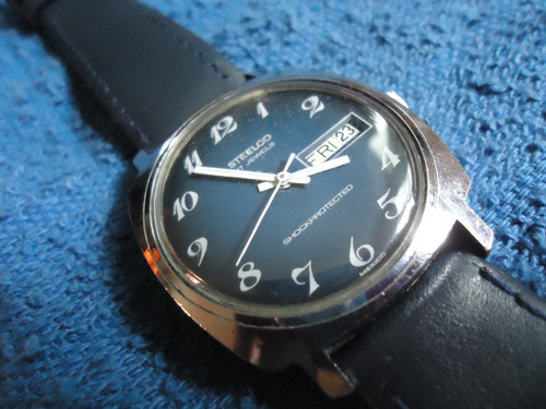 Steelco Reloj Vintage Retro Blue