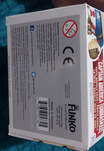 Funko Capitan América (unmasked) 92 San Diego Comic Con 2015