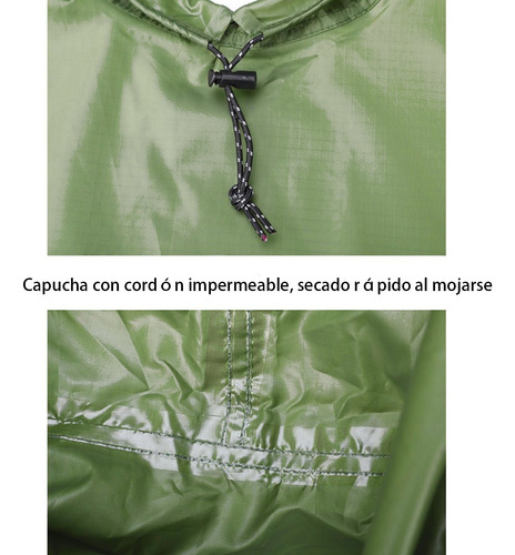 Ponchos Chubasquero Capa Impermeable Portátil Para Adultos
