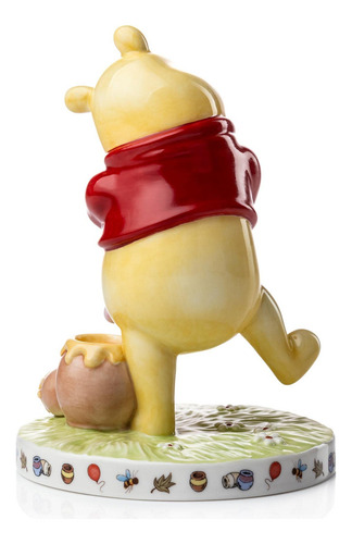 Figura Winnie Pooh Y Piglet Abrazo En Porcelana 13.5 Cm