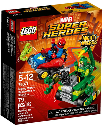 Todobloques Lego 76071 Super Heroes Spider-mas Vs Scorpion
