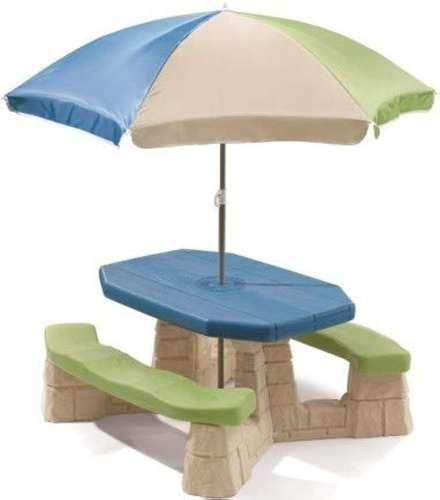 Paso2 Mesa De Picnic Para Niños Naturalmente Juguetones Con