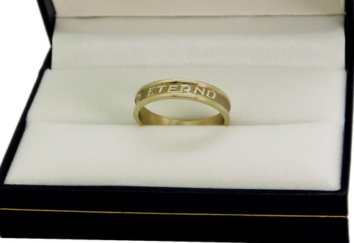 Anillo Compromiso Oro Blanco 18k Modelo 5002 Joyeria Esponda