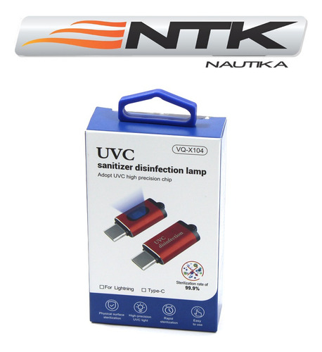 Sanitizador Ntk Global Pendrive Uv Led Salud Camping Premium