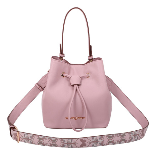 Bolsa Bucket Alça Mão E Ombro Forrada Fechamento Imã Alça Fk