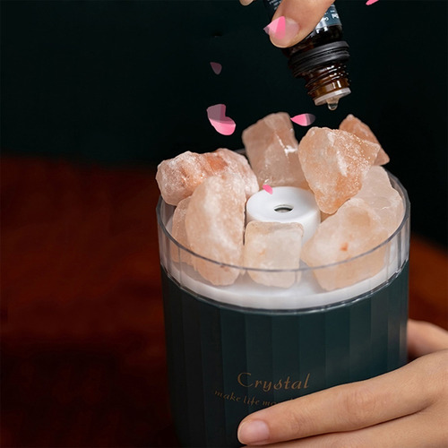 Humidificador Inalambrico + Pack Piedras De Sal Aromaterapia