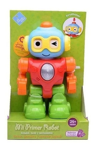 Robot Con Luz Sonido Y Movimientos Infantil El Duende Azul